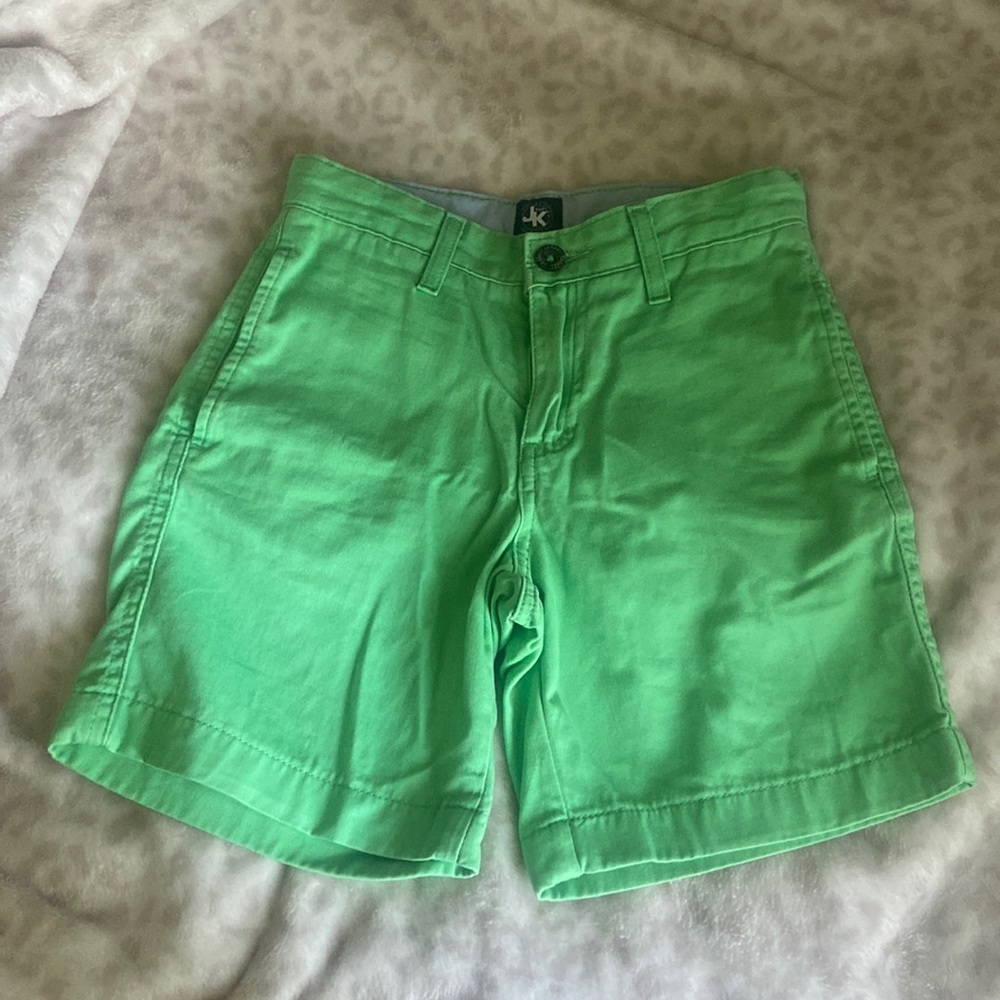 Boys green dress shorts!
